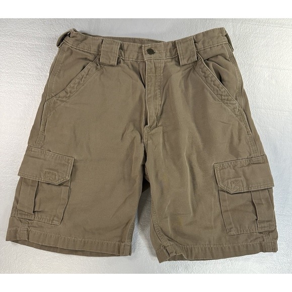 Carhartt Cargo Shorts Mens 32 Tan Cotton Utility Workwear - Picture 2 of 12